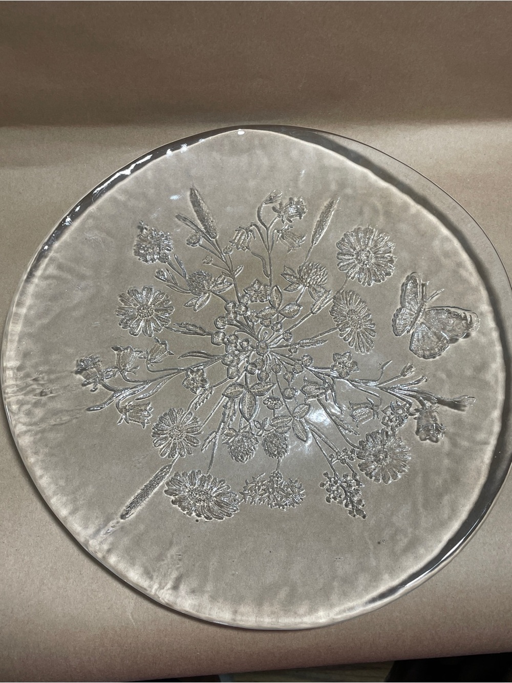 Scandinavian KOSTA BODA 
ULLA PLATTER  
Swedish Artist KJELL ENGMAN